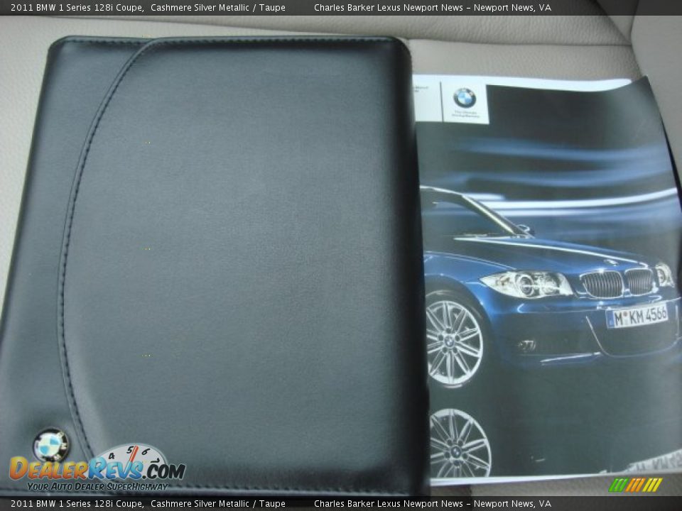 2011 BMW 1 Series 128i Coupe Cashmere Silver Metallic / Taupe Photo #24