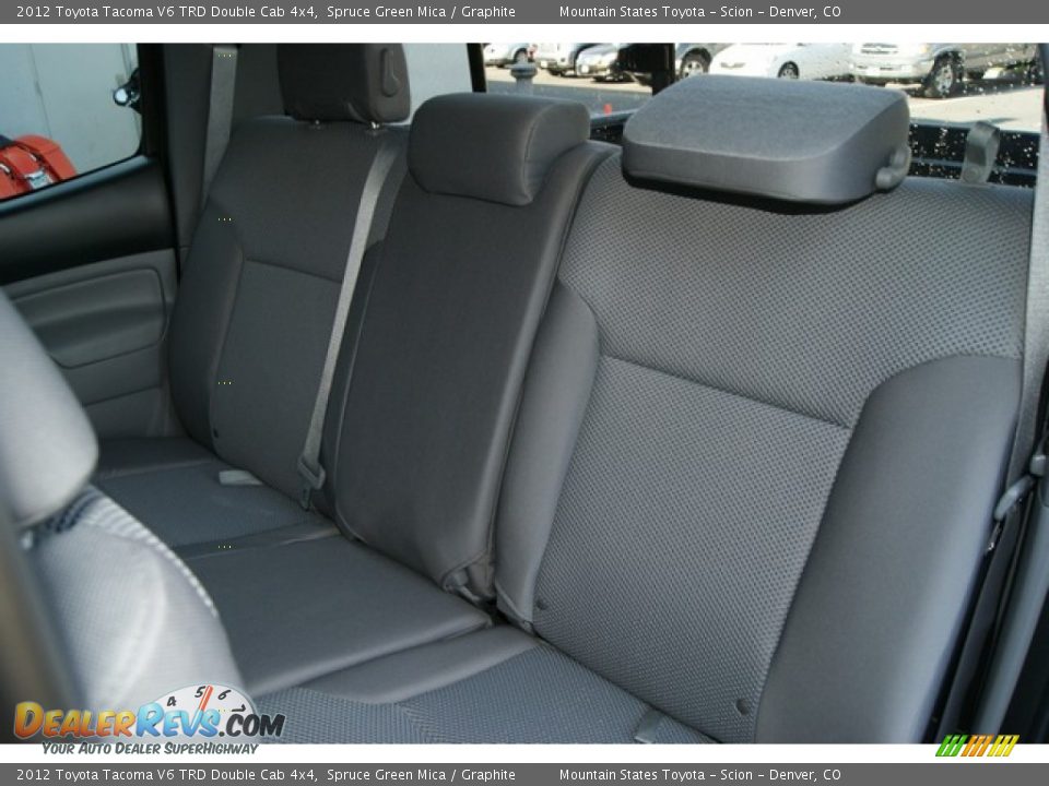 2012 Toyota Tacoma V6 TRD Double Cab 4x4 Spruce Green Mica / Graphite Photo #7