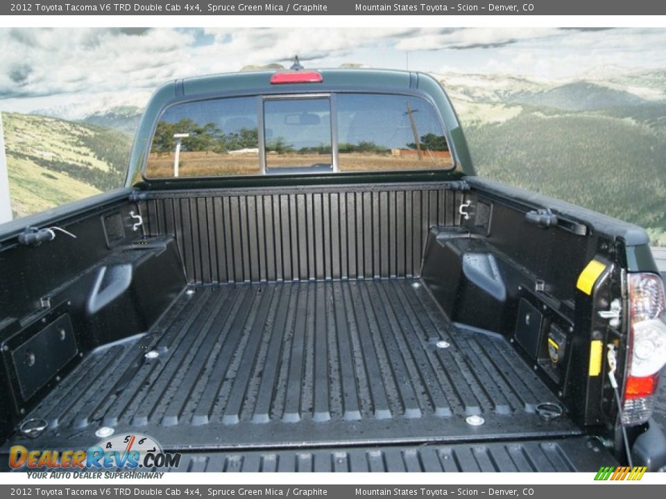 2012 Toyota Tacoma V6 TRD Double Cab 4x4 Spruce Green Mica / Graphite Photo #8