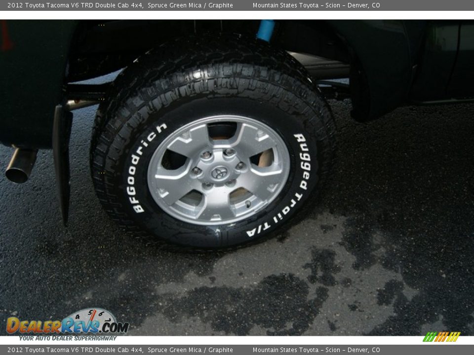 2012 Toyota Tacoma V6 TRD Double Cab 4x4 Spruce Green Mica / Graphite Photo #9