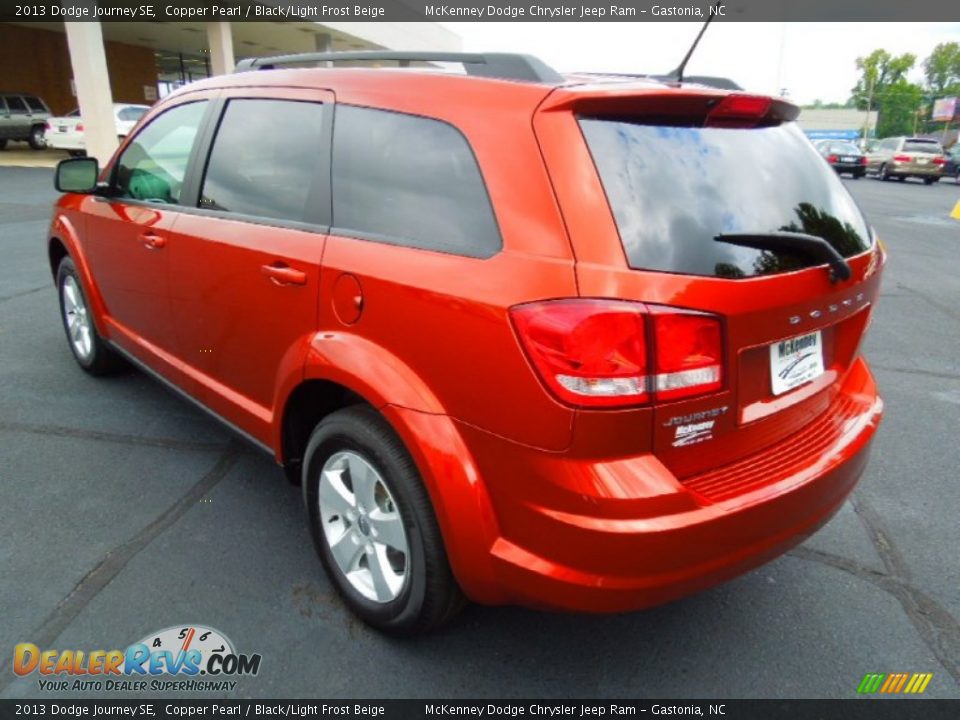 2013 Dodge Journey SE Copper Pearl / Black/Light Frost Beige Photo #5