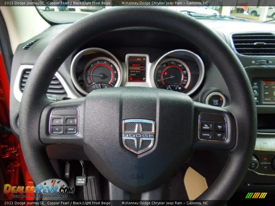 2013 Dodge Journey SE Steering Wheel Photo #15