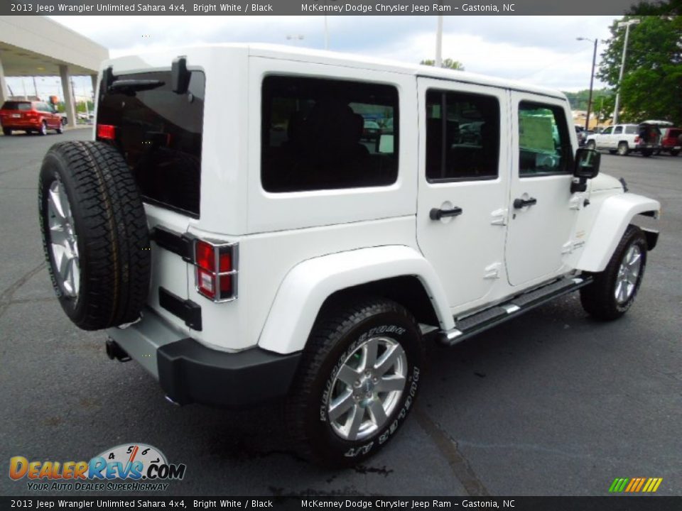 2013 Jeep wrangler unlimited sahara white #5