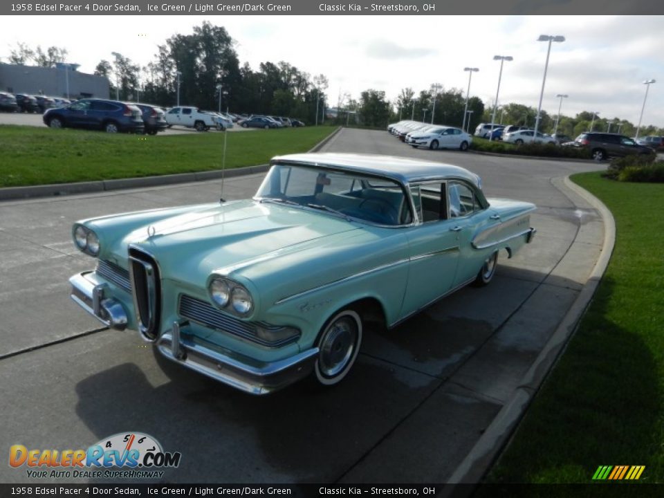 1958 Edsel Pacer 4 Door Sedan Ice Green / Light Green/Dark Green Photo #7