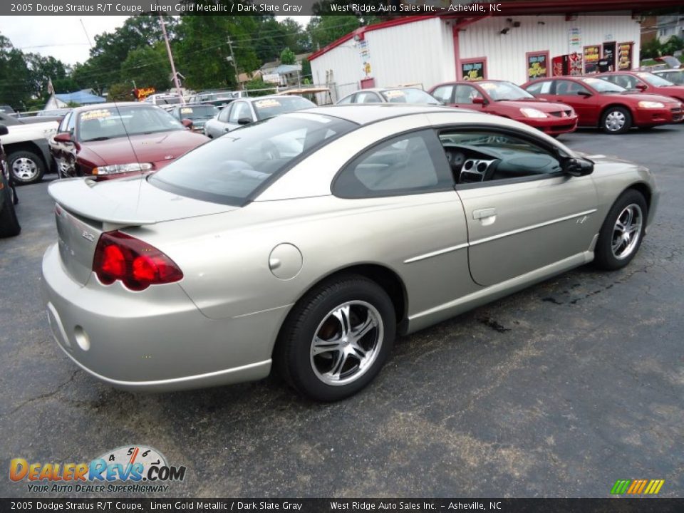 2005 Dodge Stratus R/T Coupe Linen Gold Metallic / Dark Slate Gray Photo #4