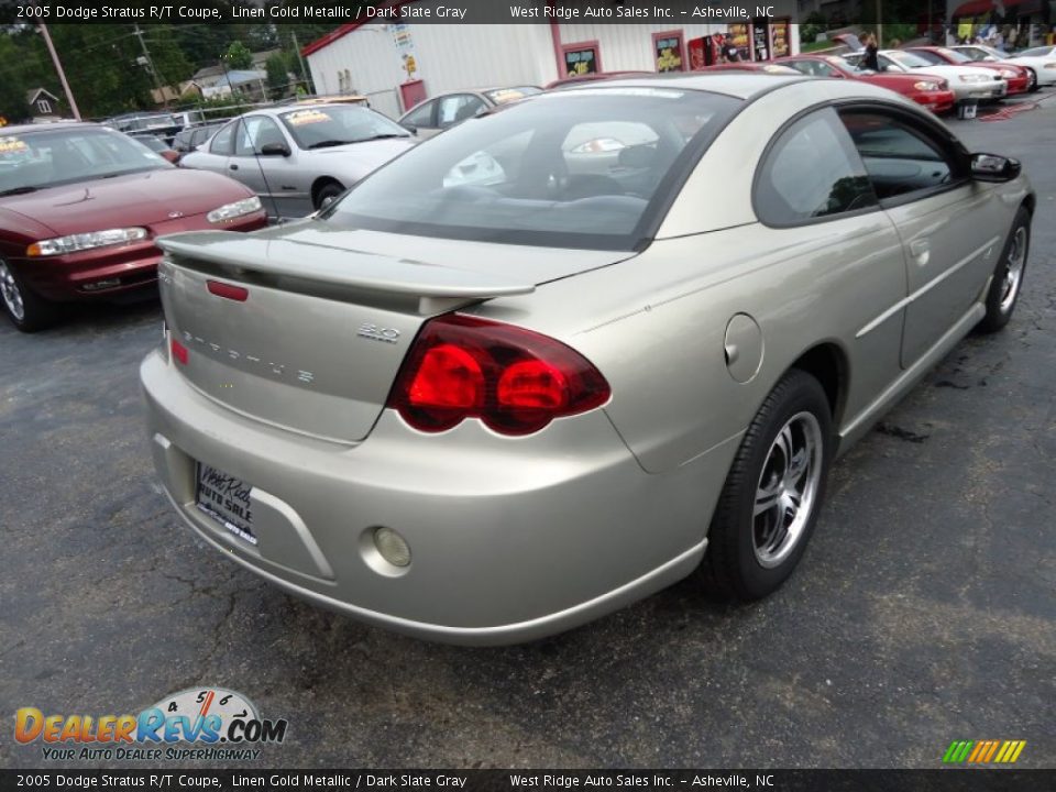 2005 Dodge Stratus R/T Coupe Linen Gold Metallic / Dark Slate Gray Photo #5