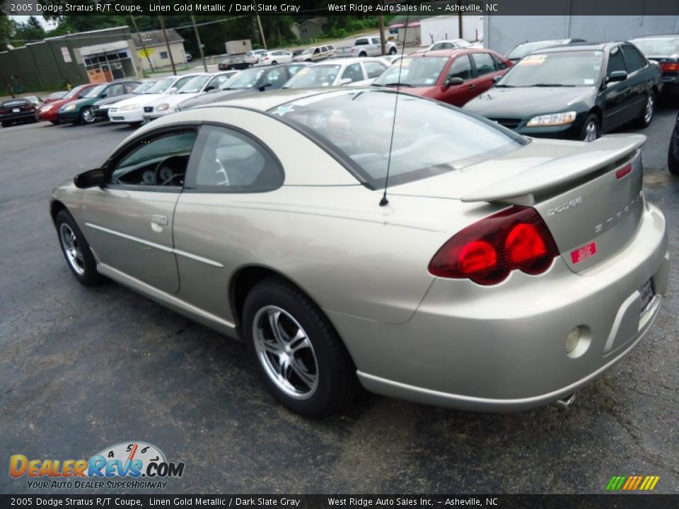2005 Dodge Stratus R/T Coupe Linen Gold Metallic / Dark Slate Gray Photo #7