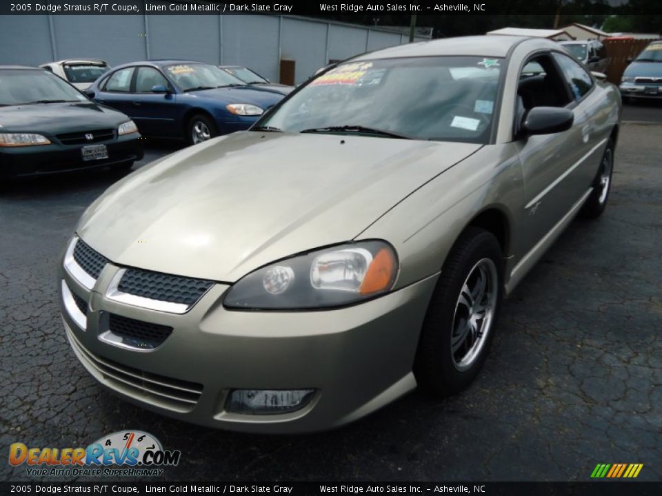 2005 Dodge Stratus R/T Coupe Linen Gold Metallic / Dark Slate Gray Photo #11