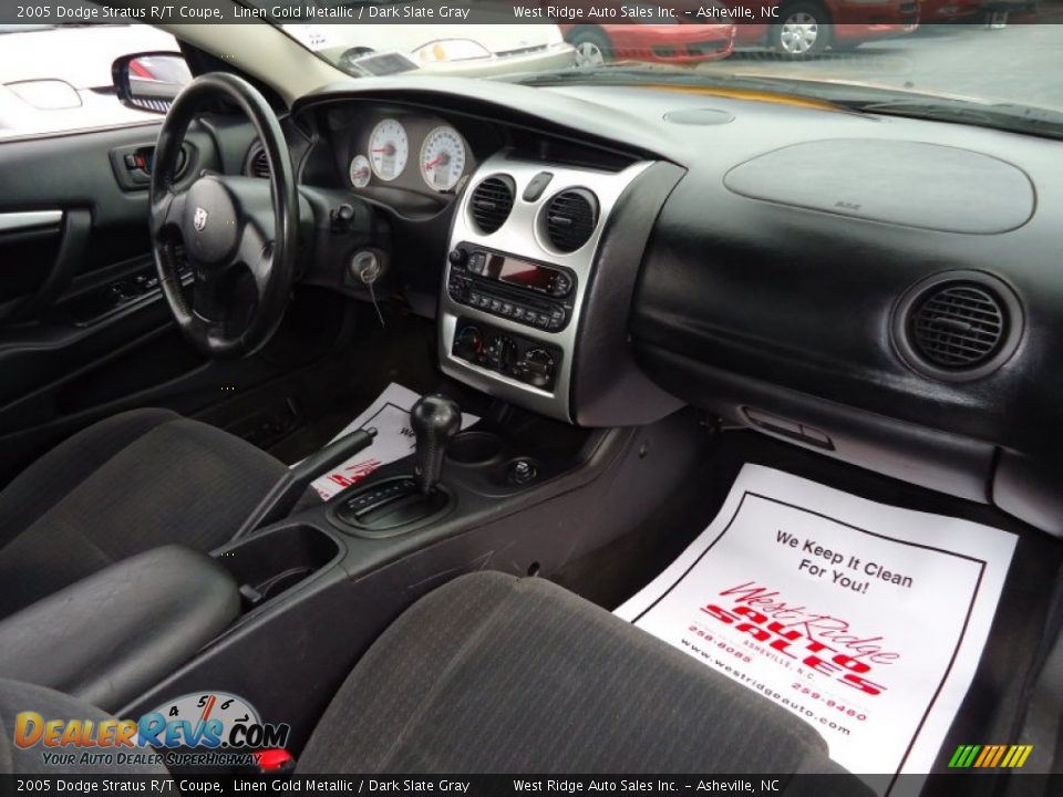 2005 Dodge Stratus R/T Coupe Linen Gold Metallic / Dark Slate Gray Photo #14