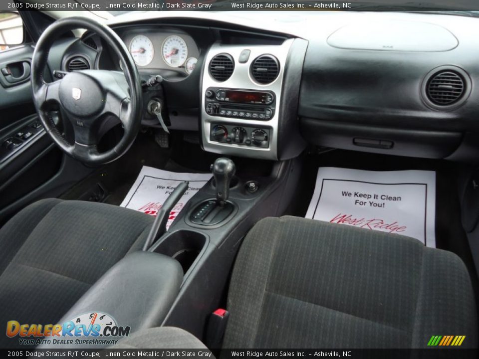 2005 Dodge Stratus R/T Coupe Linen Gold Metallic / Dark Slate Gray Photo #17