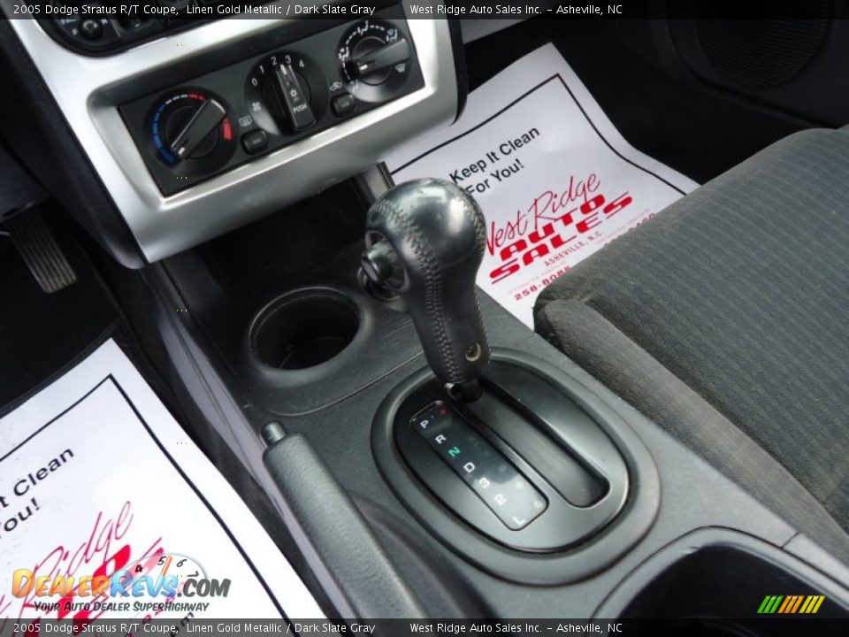 2005 Dodge Stratus R/T Coupe Linen Gold Metallic / Dark Slate Gray Photo #25