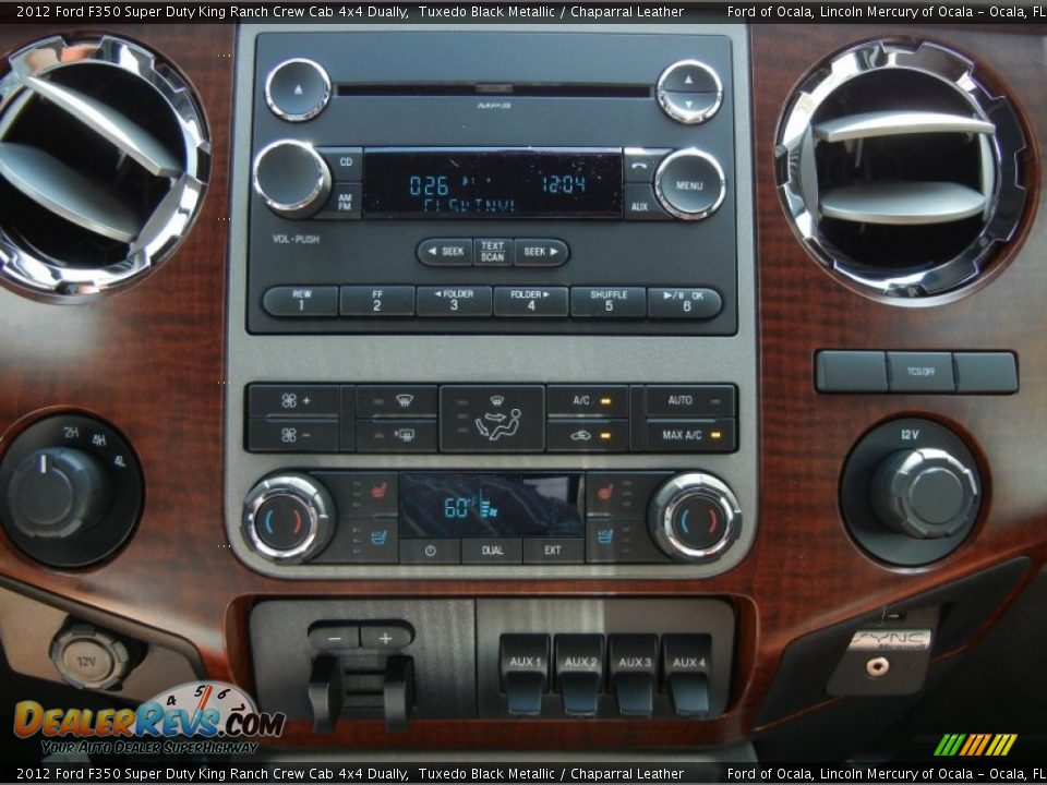 Controls of 2012 Ford F350 Super Duty King Ranch Crew Cab 4x4 Dually Photo #9