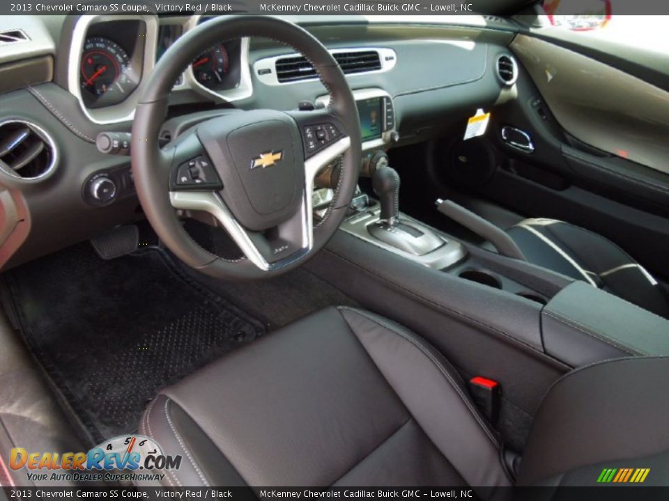 Black Interior - 2013 Chevrolet Camaro SS Coupe Photo #28