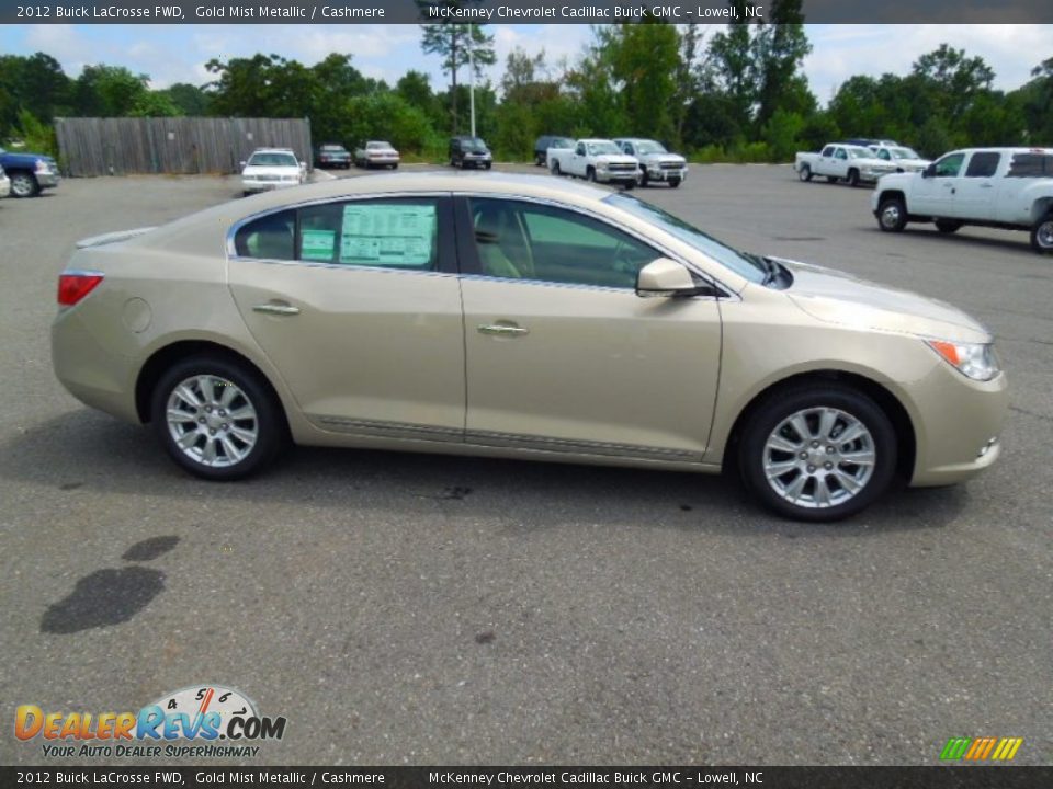 2012 Buick LaCrosse FWD Gold Mist Metallic / Cashmere Photo #3