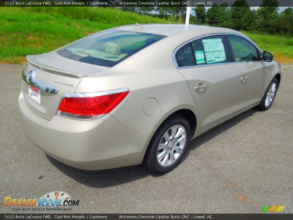 2012 Buick LaCrosse FWD Gold Mist Metallic / Cashmere Photo #6