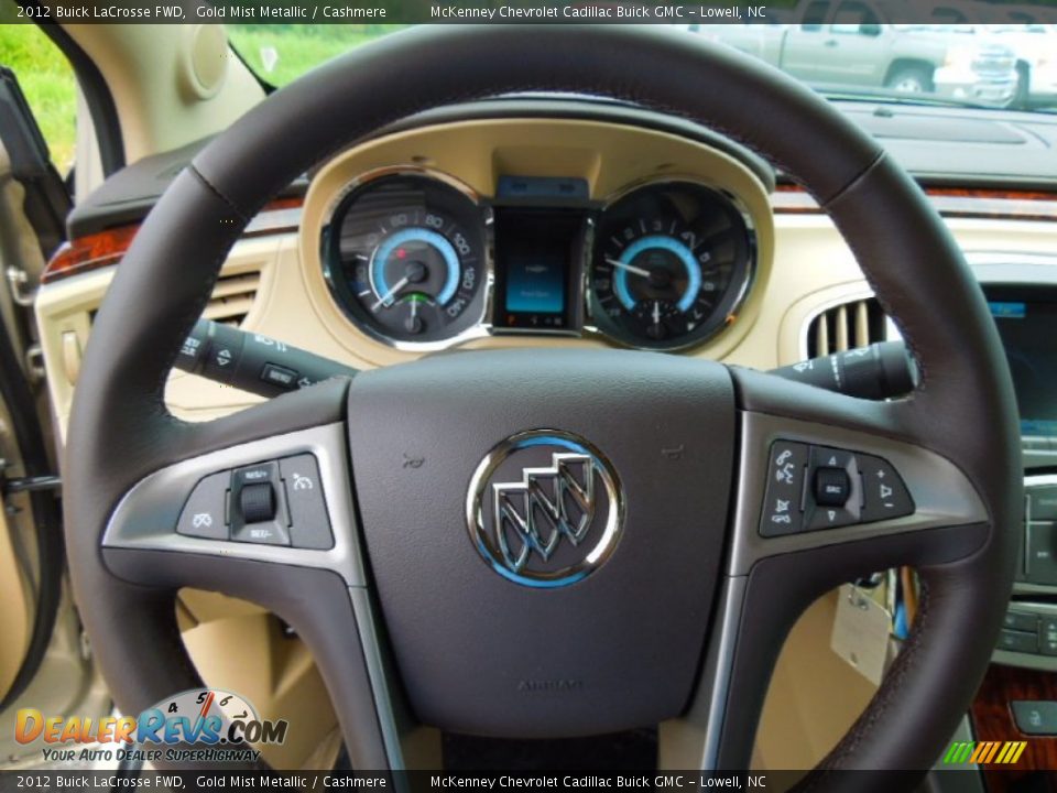 2012 Buick LaCrosse FWD Steering Wheel Photo #13