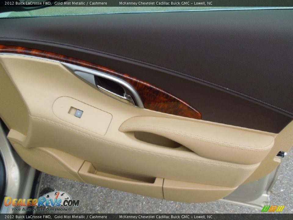 2012 Buick LaCrosse FWD Gold Mist Metallic / Cashmere Photo #22
