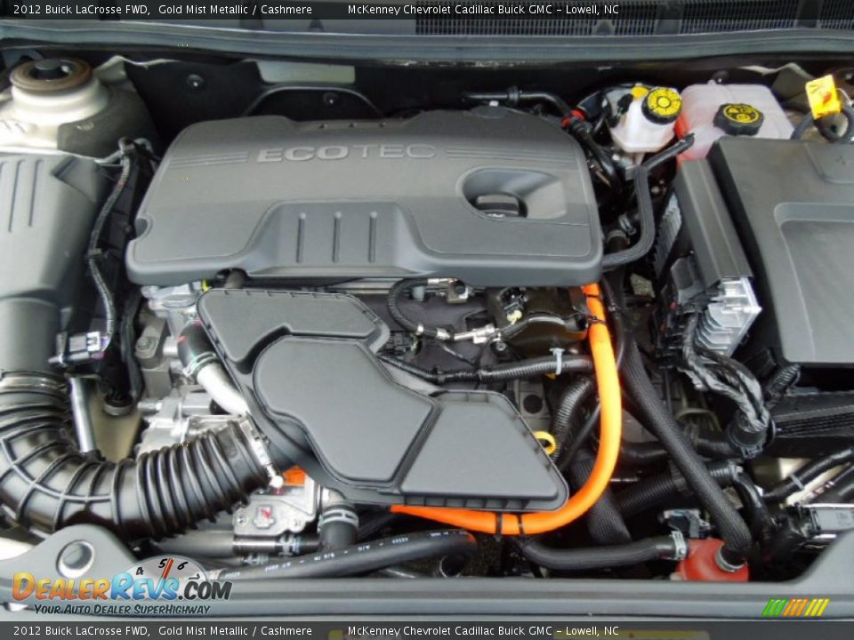 2012 Buick LaCrosse FWD 2.4 Liter SIDI DOHC 16-Valve VVT 4 Cylinder Gasoline/eAssist Electric Motor Engine Photo #24