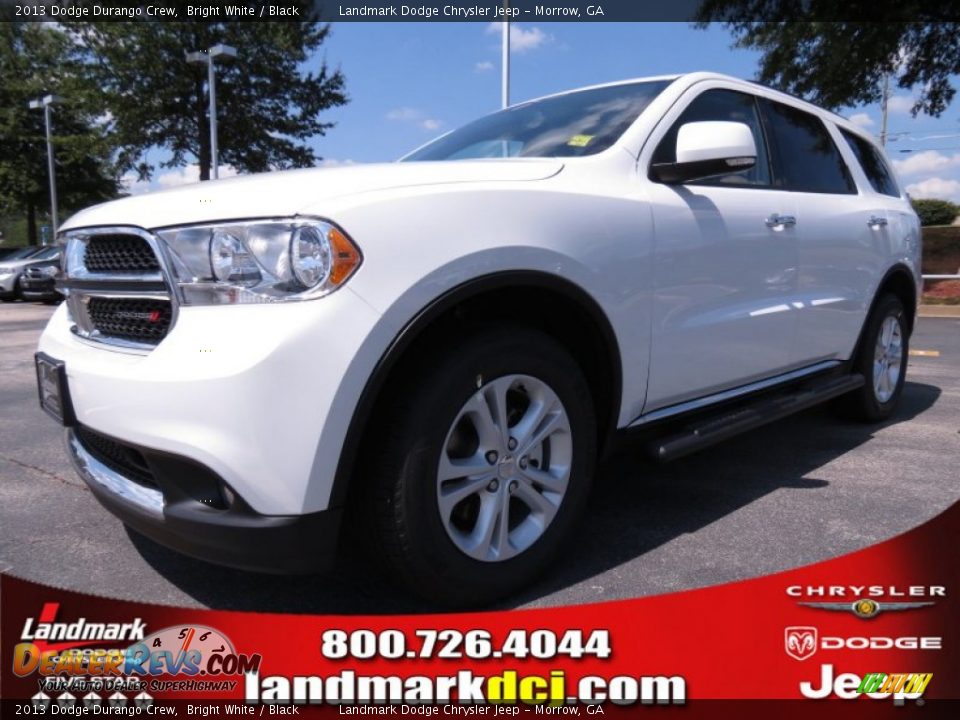 2013 Dodge Durango Crew Bright White / Black Photo #1