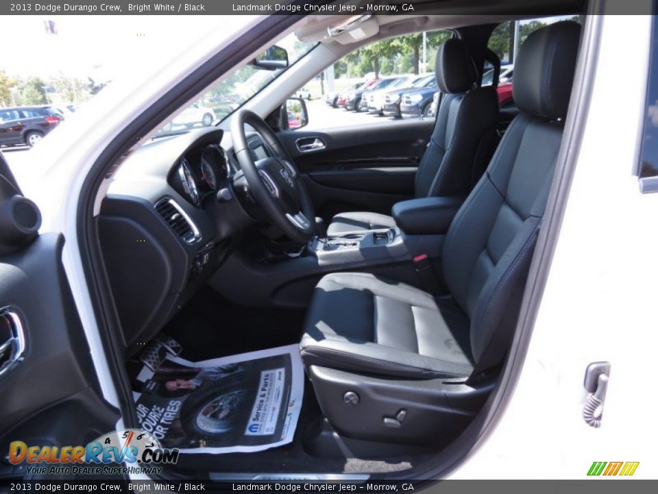 2013 Dodge Durango Crew Bright White / Black Photo #6