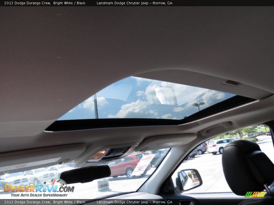 2013 Dodge Durango Crew Bright White / Black Photo #8