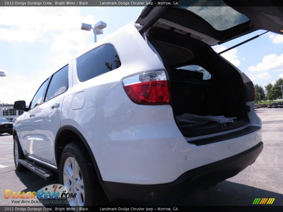 2013 Dodge Durango Crew Bright White / Black Photo #9