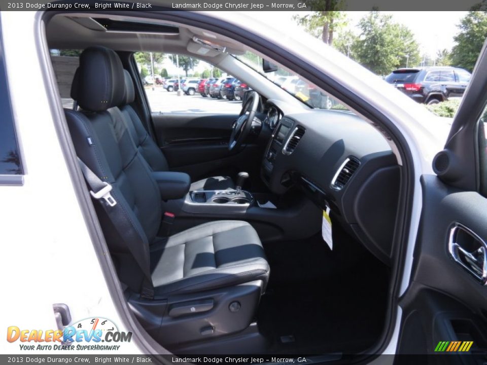 2013 Dodge Durango Crew Bright White / Black Photo #10