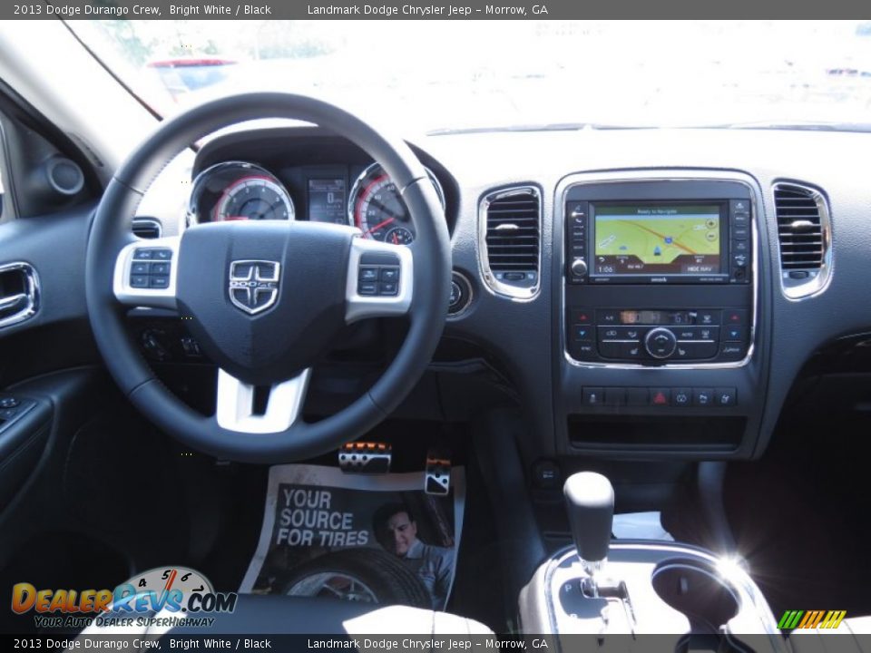 2013 Dodge Durango Crew Bright White / Black Photo #11