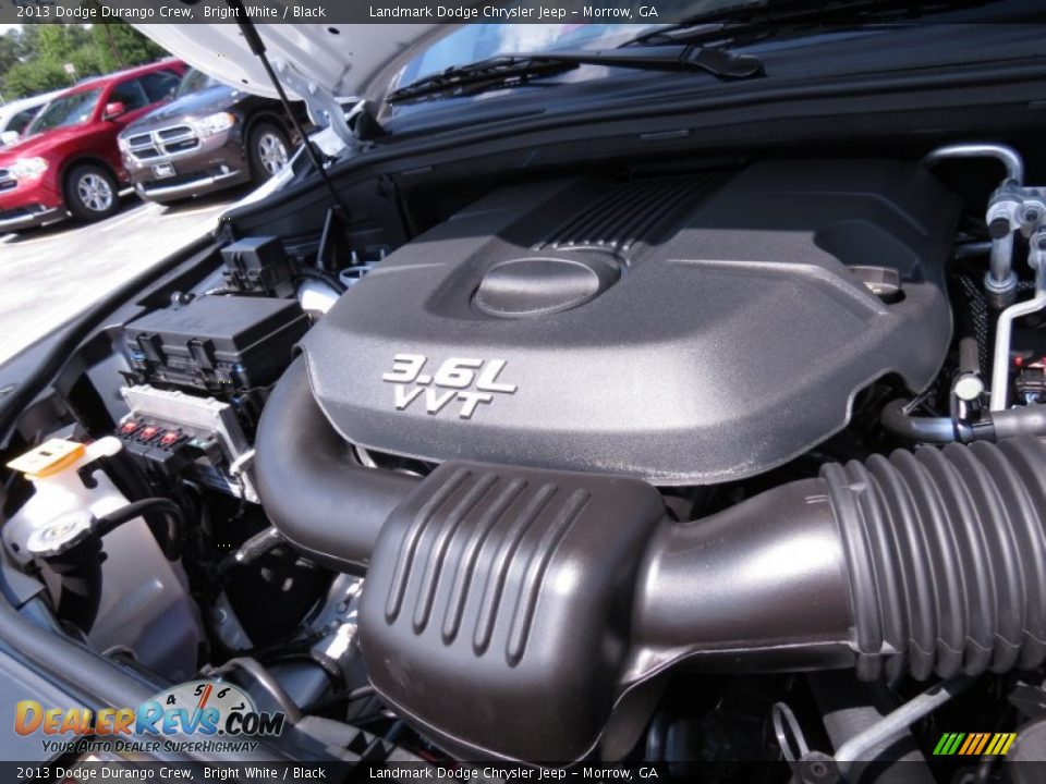 2013 Dodge Durango Crew Bright White / Black Photo #12