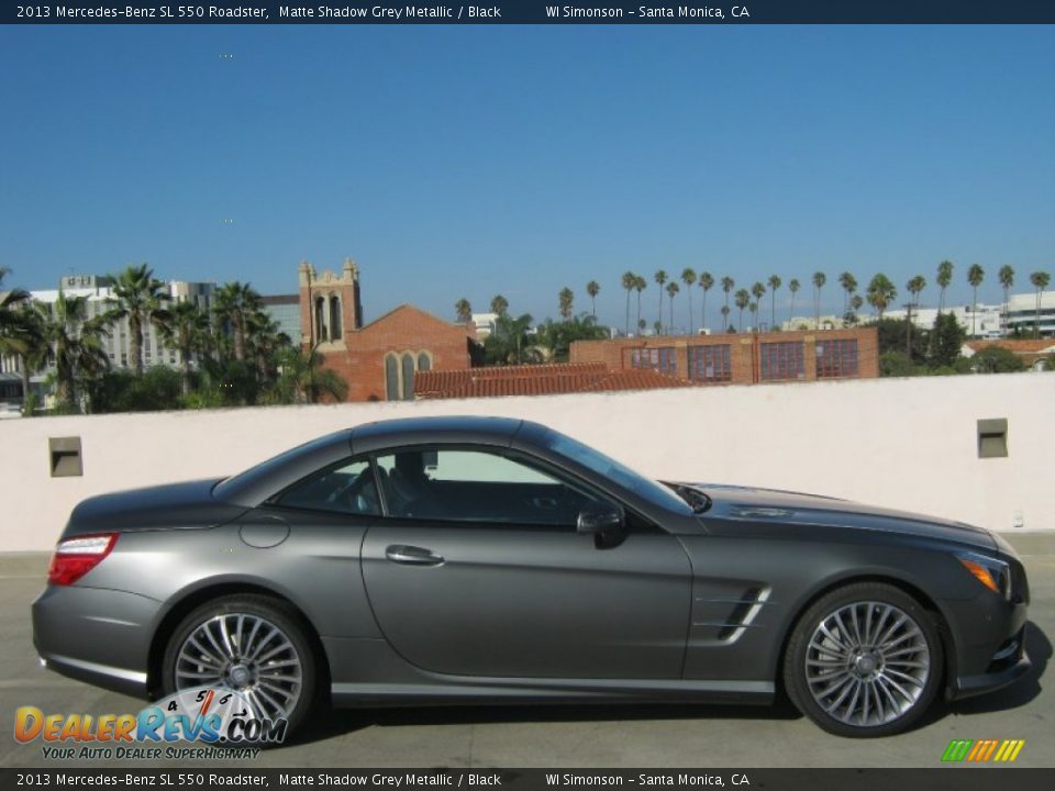 Matte Shadow Grey Metallic 2013 Mercedes-Benz SL 550 Roadster Photo #15