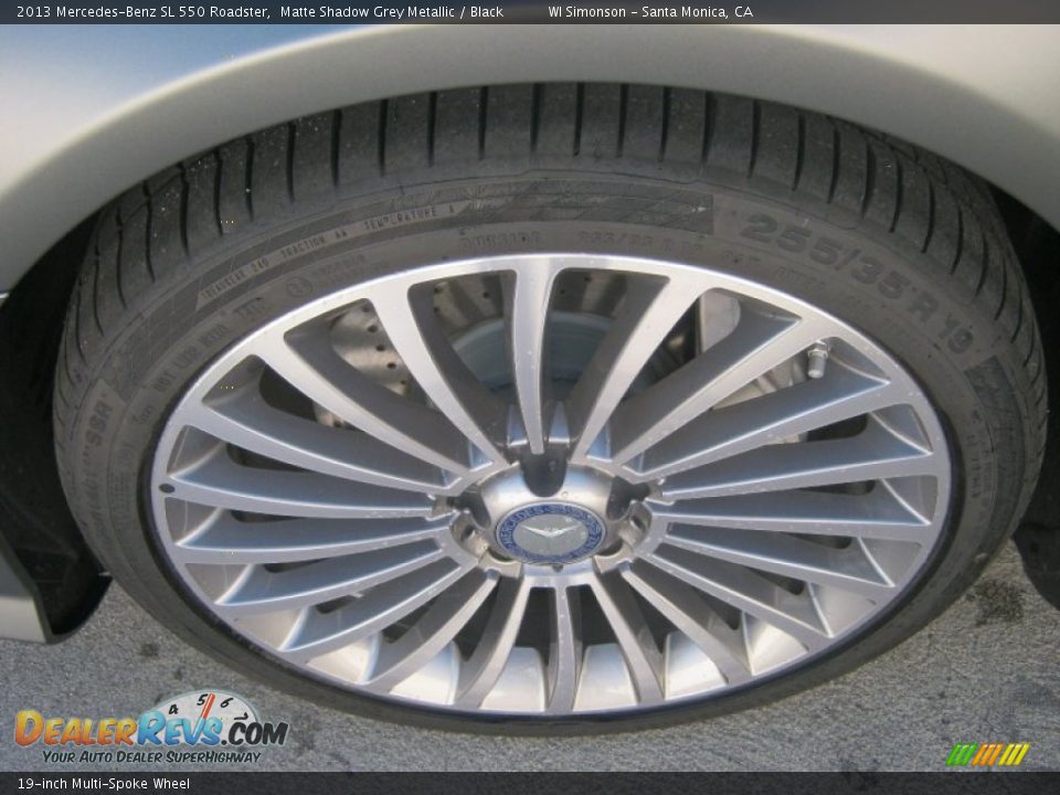 19-inch Multi-Spoke Wheel - 2013 Mercedes-Benz SL