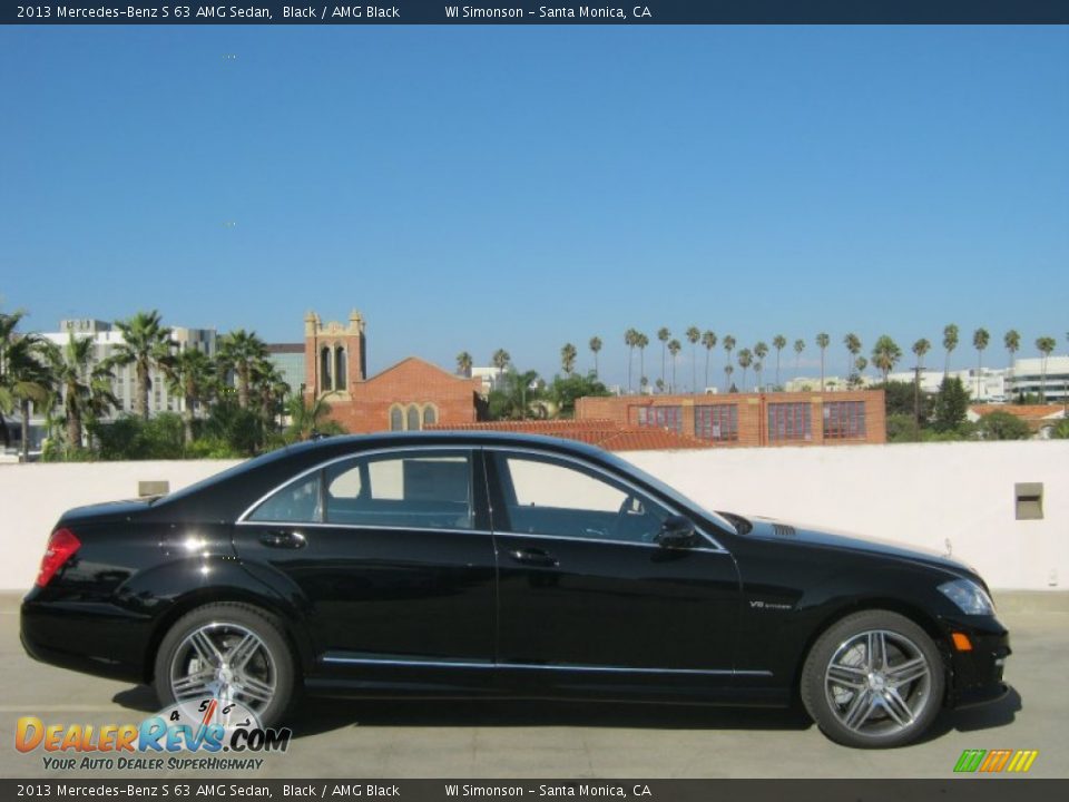 Black 2013 Mercedes-Benz S 63 AMG Sedan Photo #3