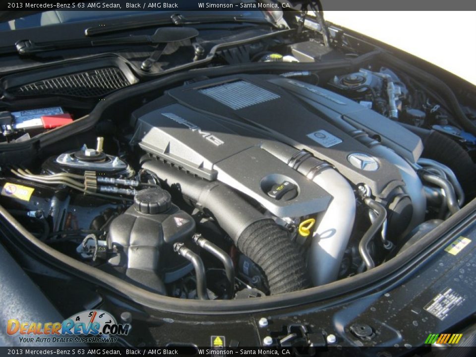 2013 Mercedes-Benz S 63 AMG Sedan Black / AMG Black Photo #17