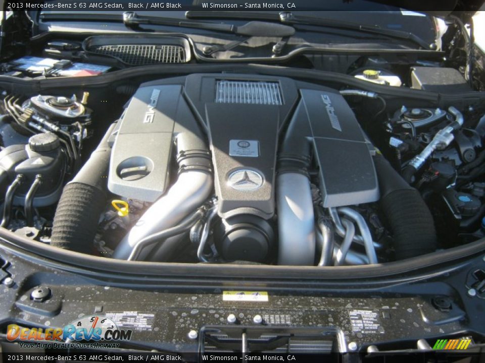 2013 Mercedes-Benz S 63 AMG Sedan Black / AMG Black Photo #18