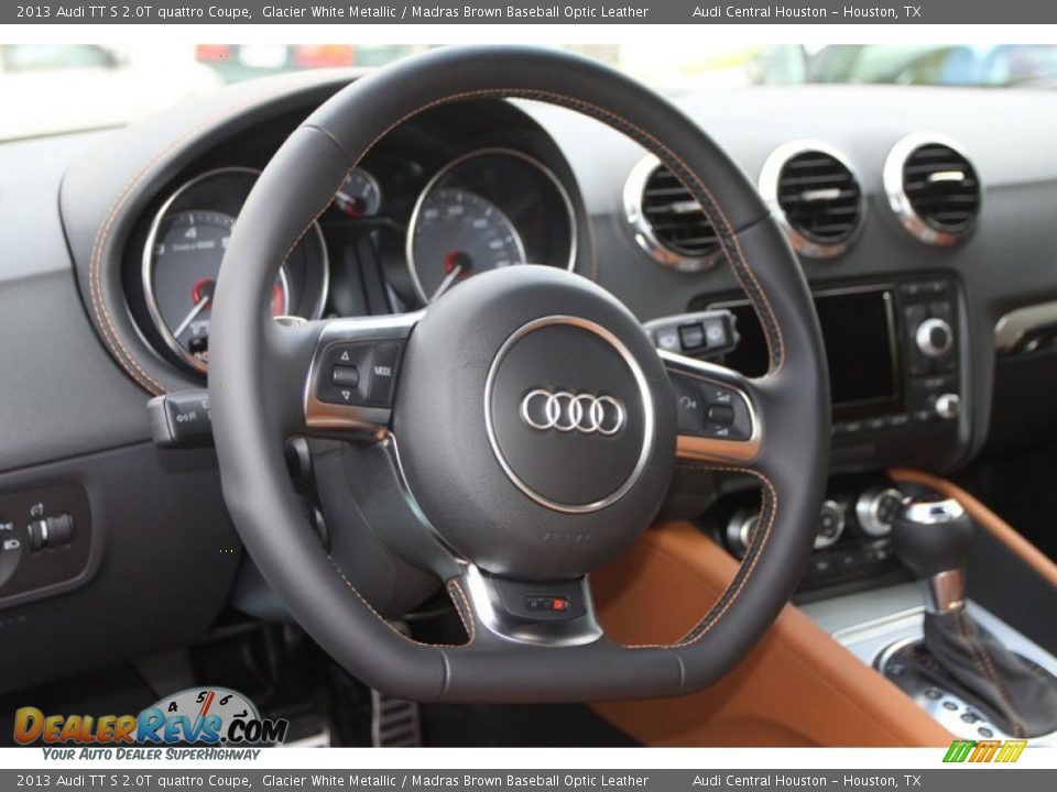2013 Audi TT S 2.0T quattro Coupe Steering Wheel Photo #7