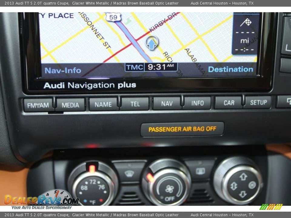 Controls of 2013 Audi TT S 2.0T quattro Coupe Photo #12
