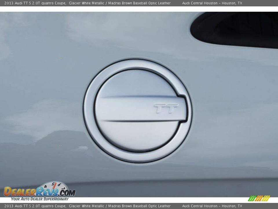 2013 Audi TT S 2.0T quattro Coupe Glacier White Metallic / Madras Brown Baseball Optic Leather Photo #19