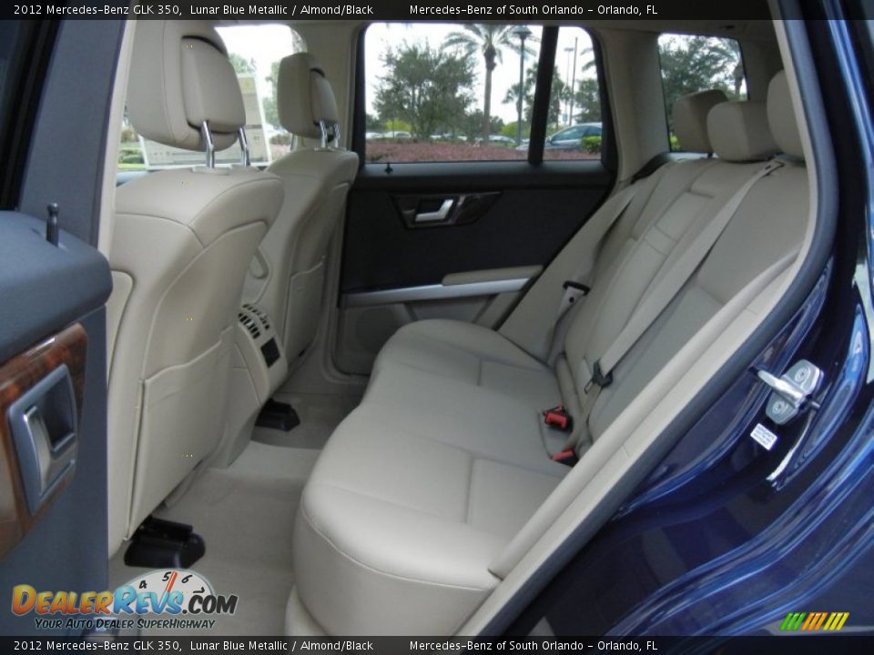 2012 Mercedes-Benz GLK 350 Lunar Blue Metallic / Almond/Black Photo #6