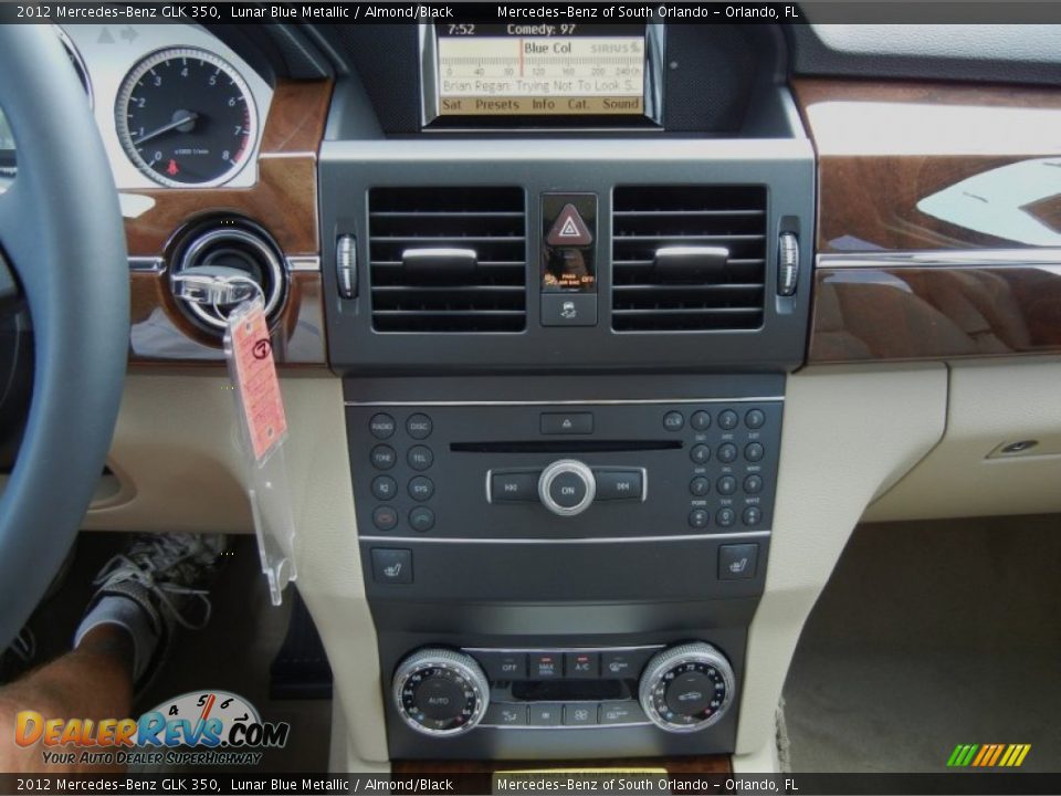 2012 Mercedes-Benz GLK 350 Lunar Blue Metallic / Almond/Black Photo #10