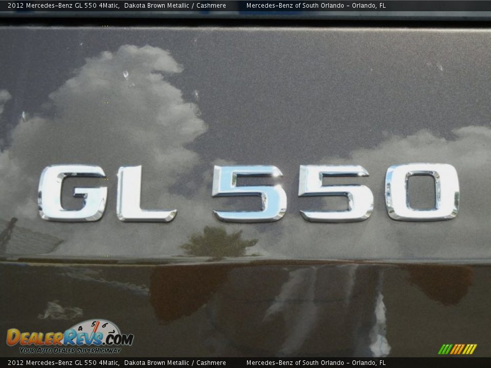 2012 Mercedes-Benz GL 550 4Matic Dakota Brown Metallic / Cashmere Photo #4