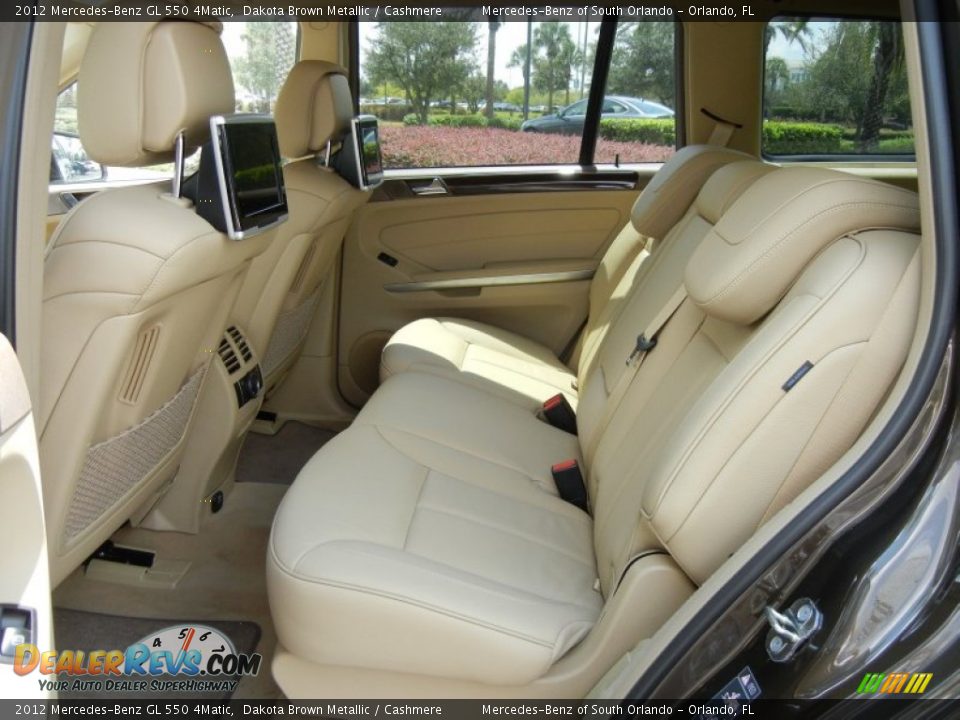 2012 Mercedes-Benz GL 550 4Matic Dakota Brown Metallic / Cashmere Photo #6
