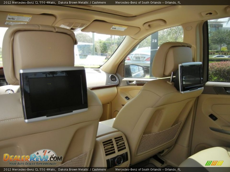 2012 Mercedes-Benz GL 550 4Matic Dakota Brown Metallic / Cashmere Photo #8