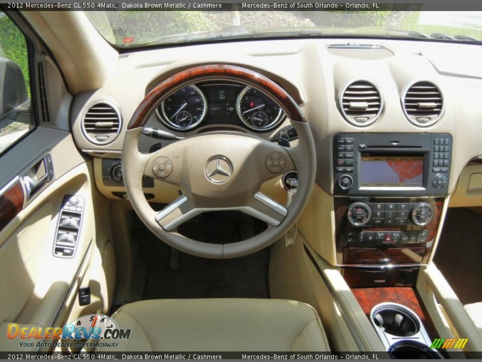 2012 Mercedes-Benz GL 550 4Matic Dakota Brown Metallic / Cashmere Photo #10