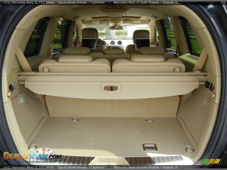 2012 Mercedes-Benz GL 550 4Matic Dakota Brown Metallic / Cashmere Photo #13