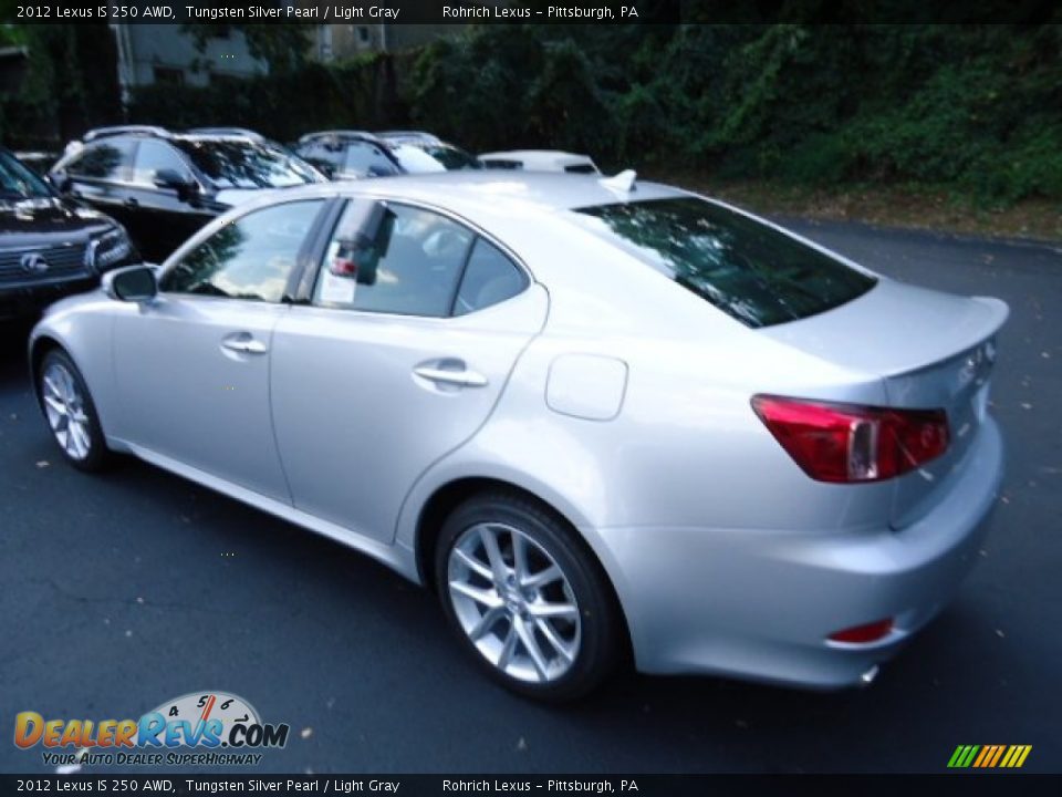 2012 Lexus IS 250 AWD Tungsten Silver Pearl / Light Gray Photo #2