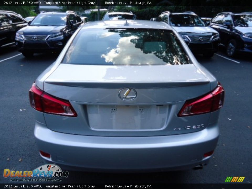 2012 Lexus IS 250 AWD Tungsten Silver Pearl / Light Gray Photo #3