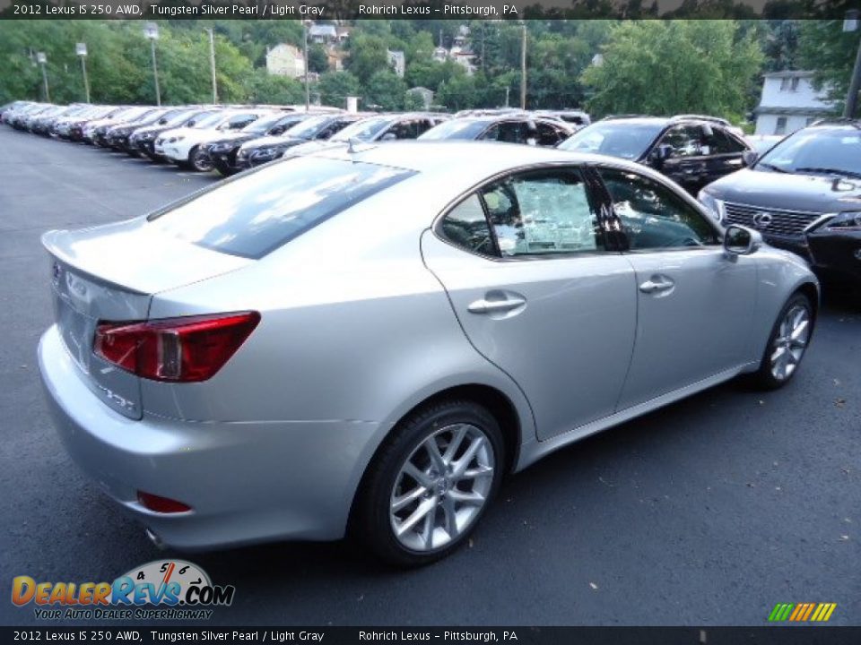 2012 Lexus IS 250 AWD Tungsten Silver Pearl / Light Gray Photo #4