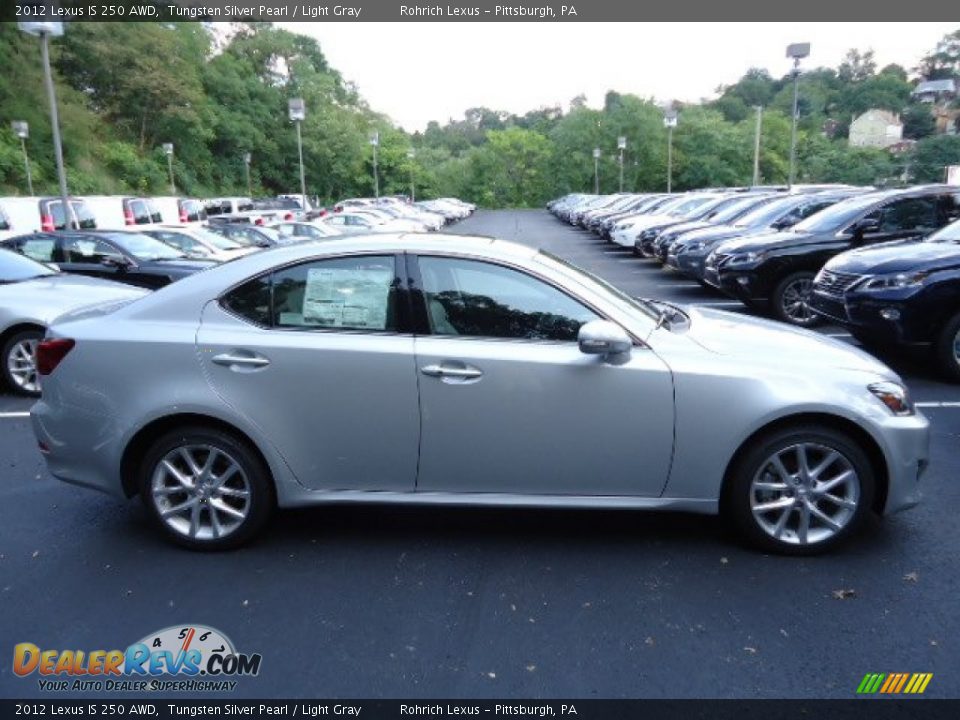 2012 Lexus IS 250 AWD Tungsten Silver Pearl / Light Gray Photo #5