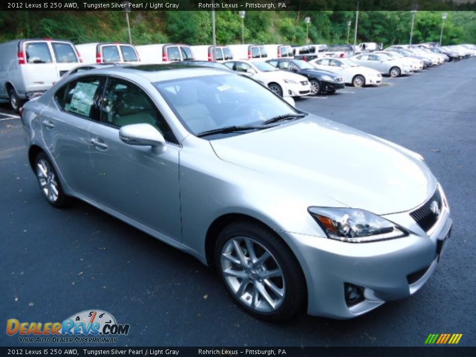 2012 Lexus IS 250 AWD Tungsten Silver Pearl / Light Gray Photo #6