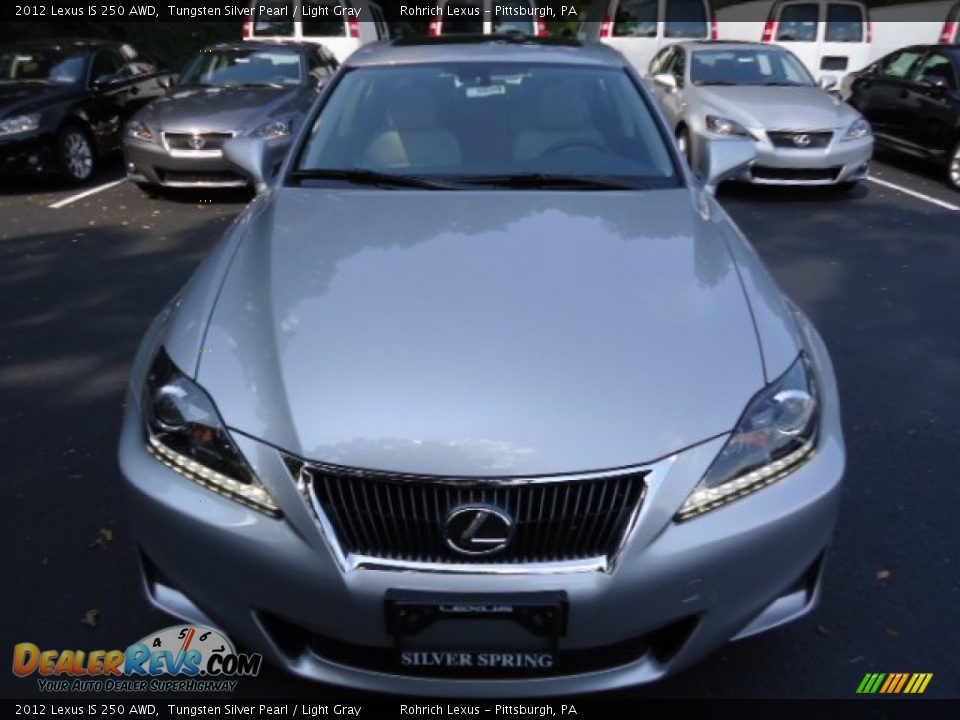 2012 Lexus IS 250 AWD Tungsten Silver Pearl / Light Gray Photo #7
